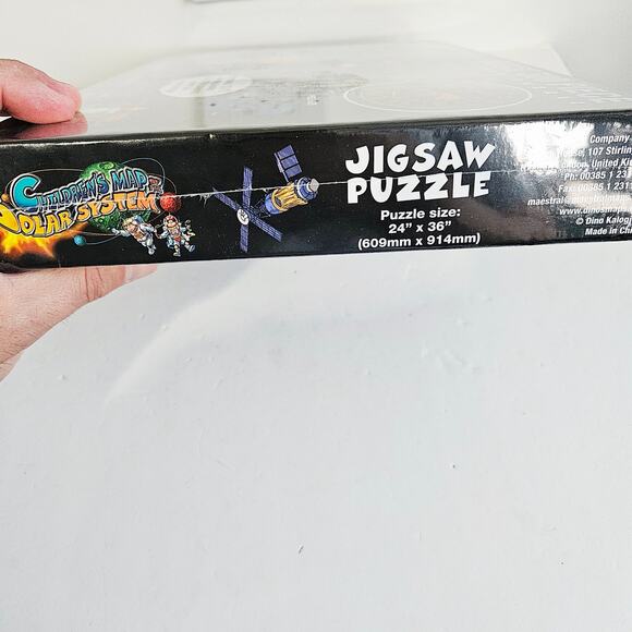 Children's Map Of The Solar System Puzzle 500 PC Space Jigsaw New Sealed - Picture 5 of 5